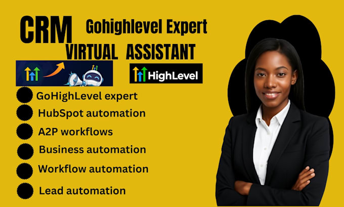 set up gohighlevel a2p, zoho CRM, honeybook, pipedrive crm and lovable ai