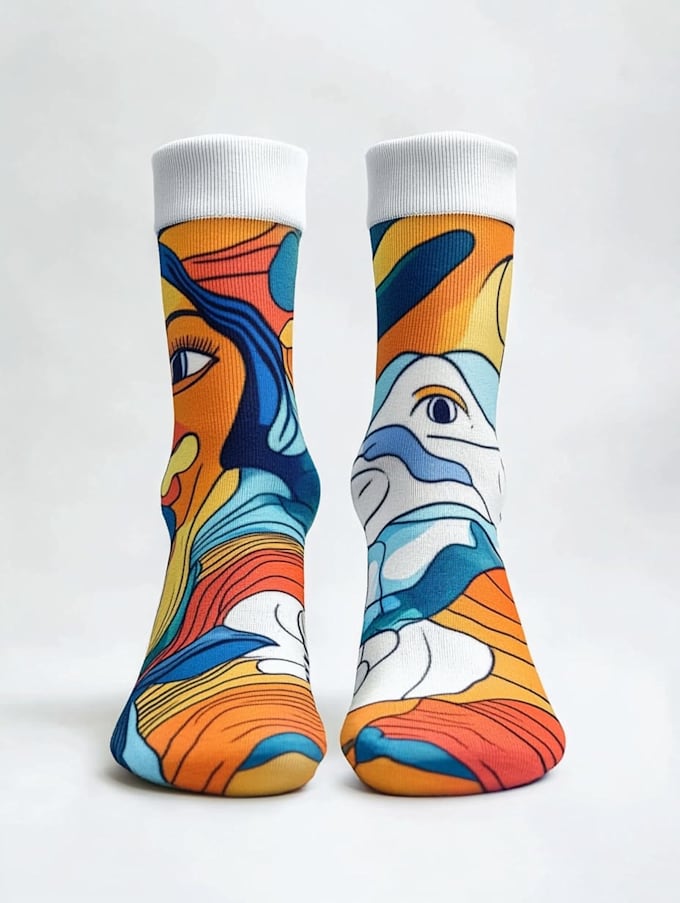 make unique and eye catching sock designs