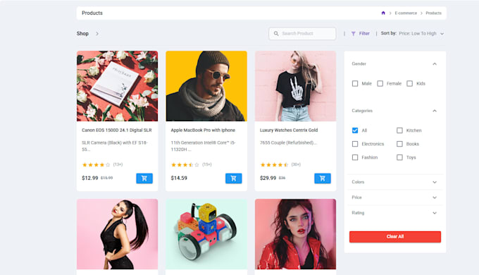 design and develop responsive websites, dashboards, and UI UX interfaces