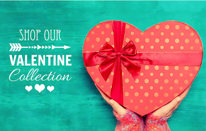 put your message or logo for valentines day