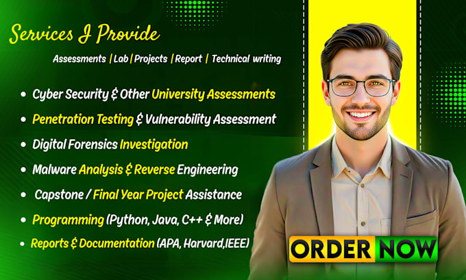 do university assessments, task, projects, report, and technical writing