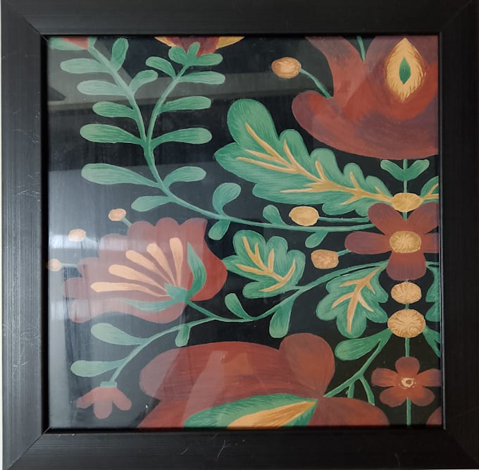create a beautiful handmade paintings
