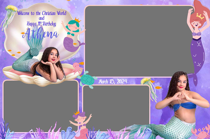 design a customizable photo booth template for any event