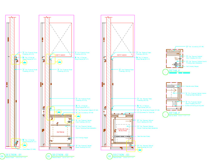 create 2d millworks and kitchen shop drawing
