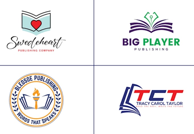 Create a modern and creative book publisher logo design by Charles ...