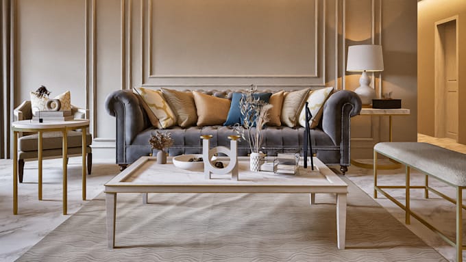 do professional interior 3d design and visualization