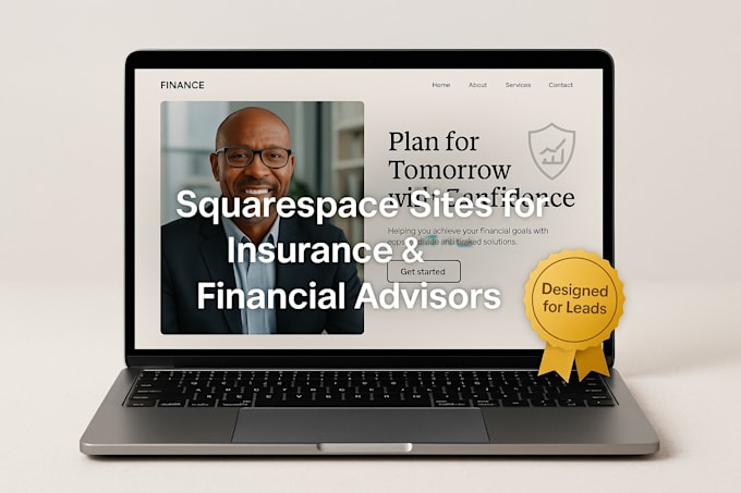 build a conversion driven squarespace website for insurance and finance pros