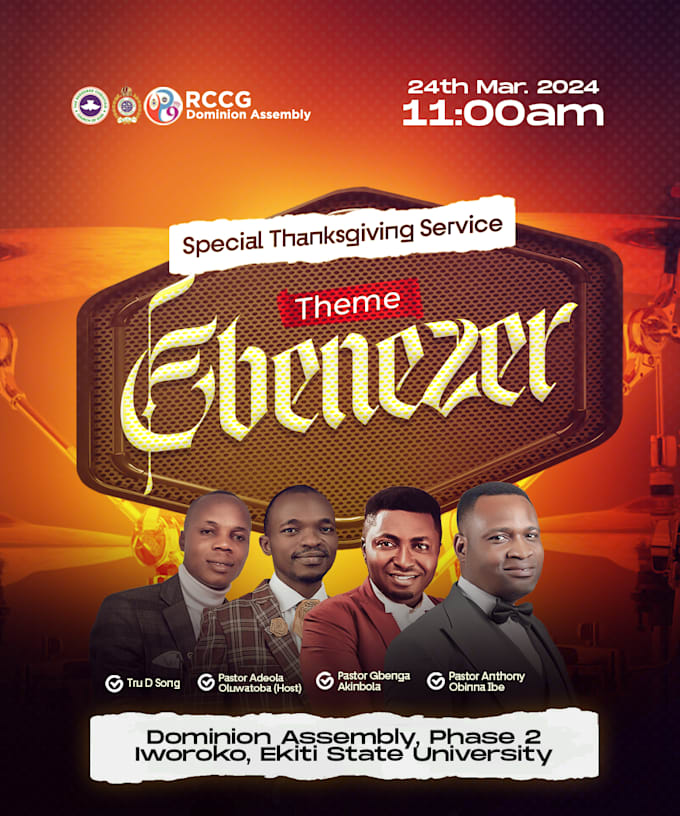design a custom flyer for your church