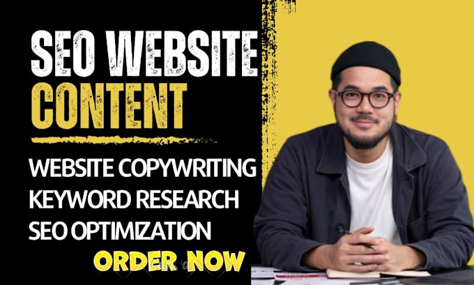 write optimized SEO website content and copywriting for your business, web copy