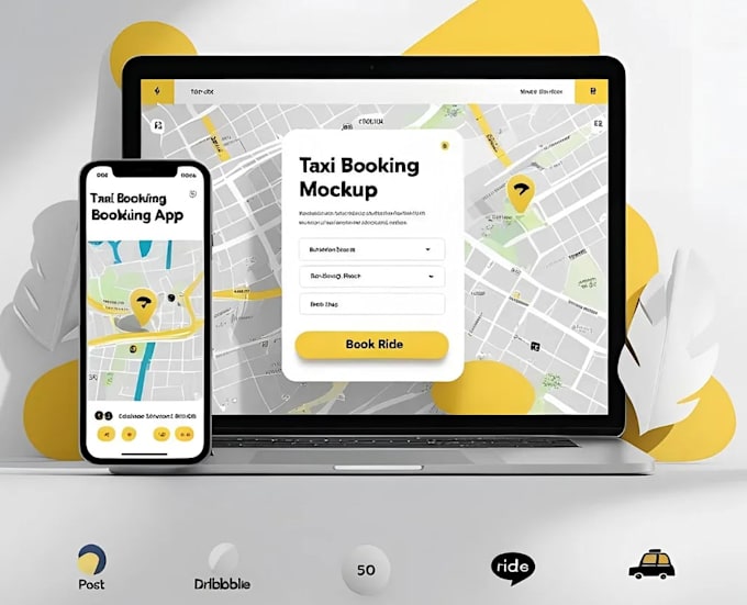 develop full featured rideshare taxi booking app uber clone mobile development