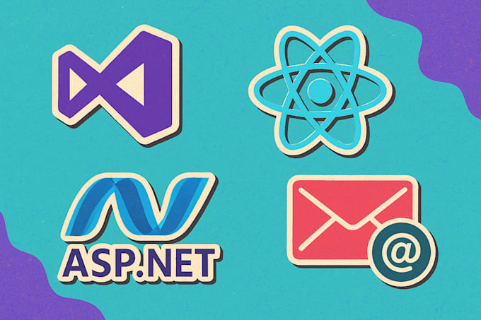 create a responsive landing page in react or aspnet