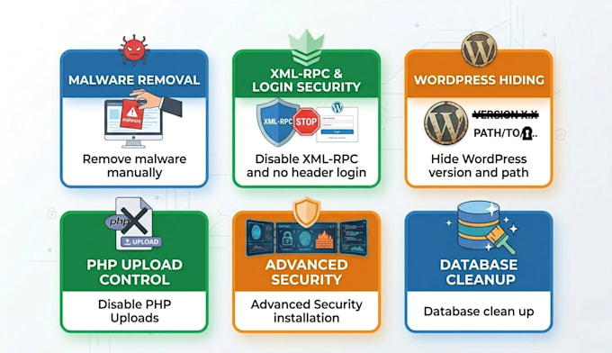 do wordpress malware removal and fix hack with security