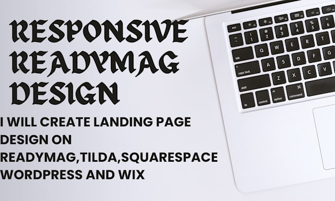 build a modern portfolio or landing page in readymag