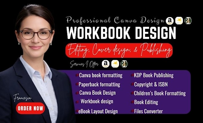 do amazon KDP book formatting, workbook design, book design, KDP book editing