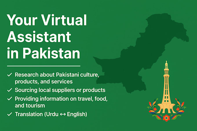 be your trusted virtual assistant in pakistan