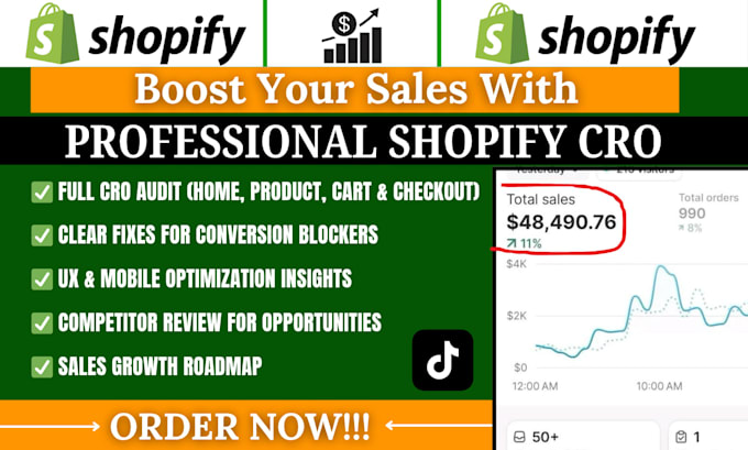 improve shopify conversion rate with expert cro shopify store audit, shopify cro