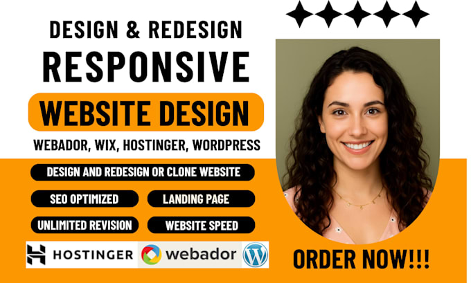 design redesign clone build wordpress or wordpress elementor website development