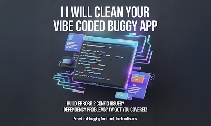 fix bugs and errors in your ai vibe coded website or app