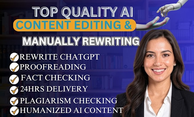 humanize, fact check, and remove ai traces from your book, manuscript or content
