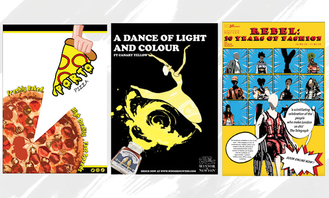 design creative promotional posters