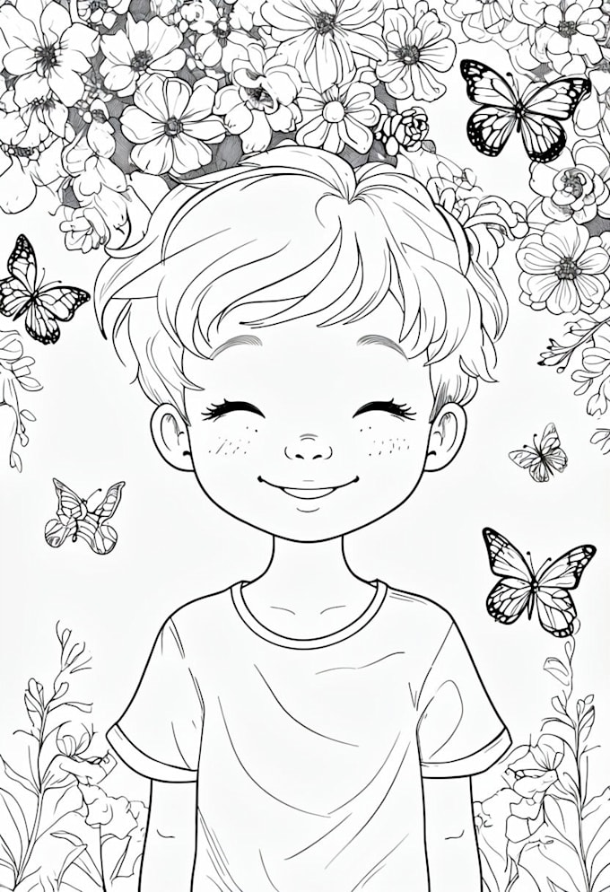 make colouring book pages for kids and children