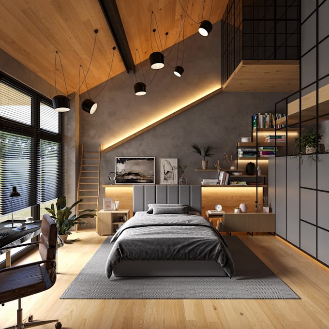 model 3d interior design, cgi architect apartment, commercial house rendering