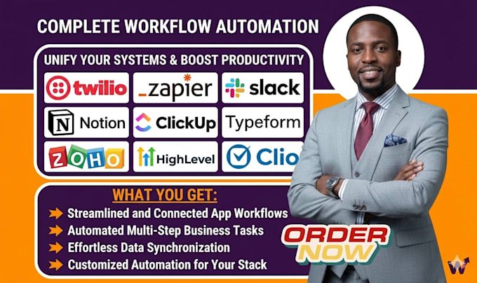 zapier zendesk whatsapp chatbot pipedrive lawmatics servicetitan n8n automation