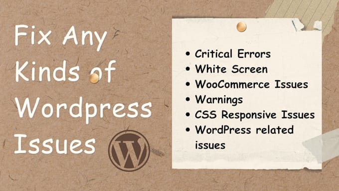 fix wordpress bugs, PHP errors and responsive CSS issues