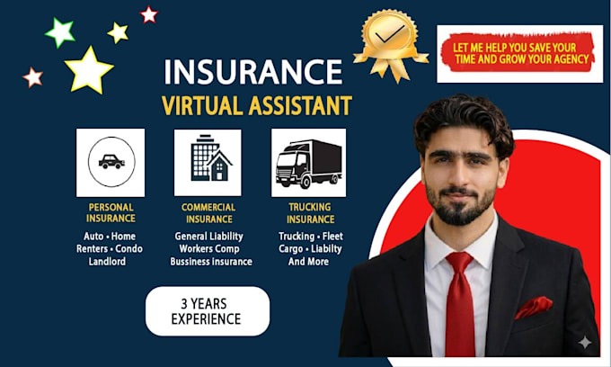 be your insurance virtual assistant for personal commercial and trucking