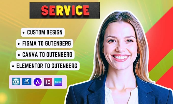 design wordpress website using kadence blocks, kadence, kadence pro