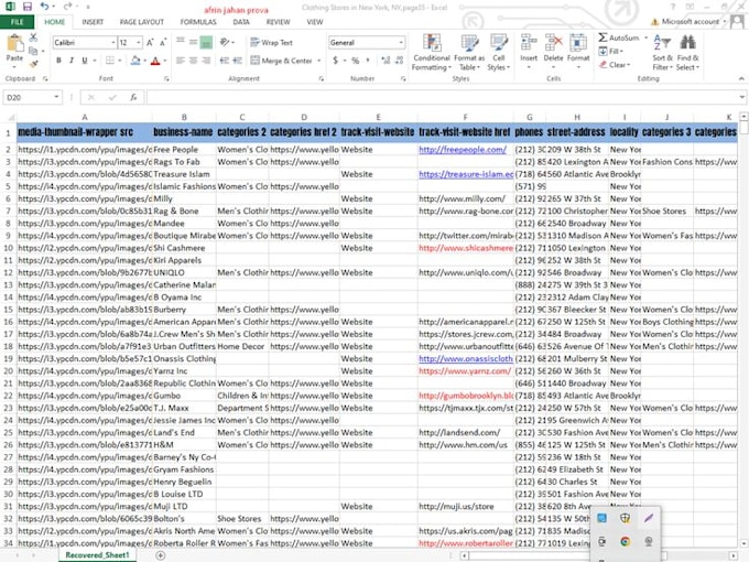 input, convet, enter, edit, arange your data