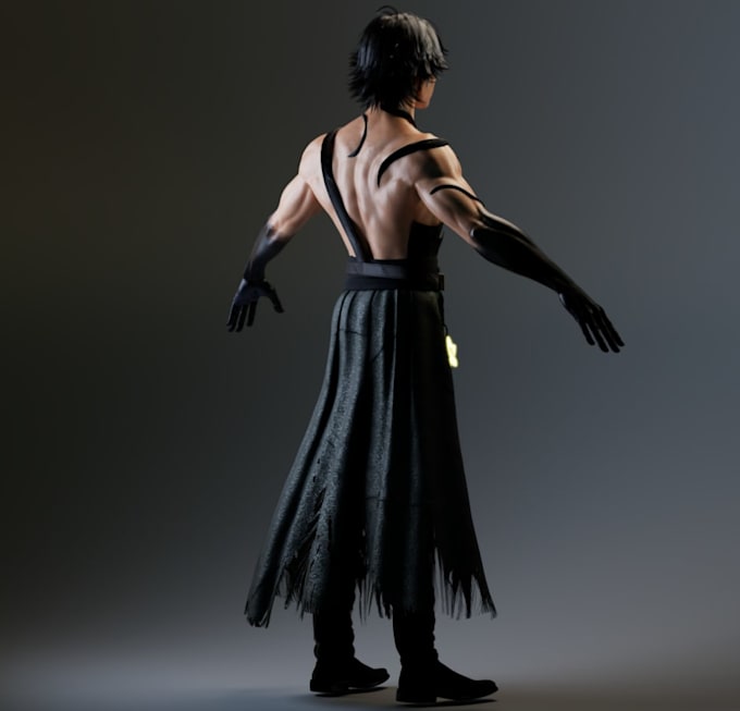 Model 3d game character in blender, zbrush sculptor, ue5 rig, bake ...