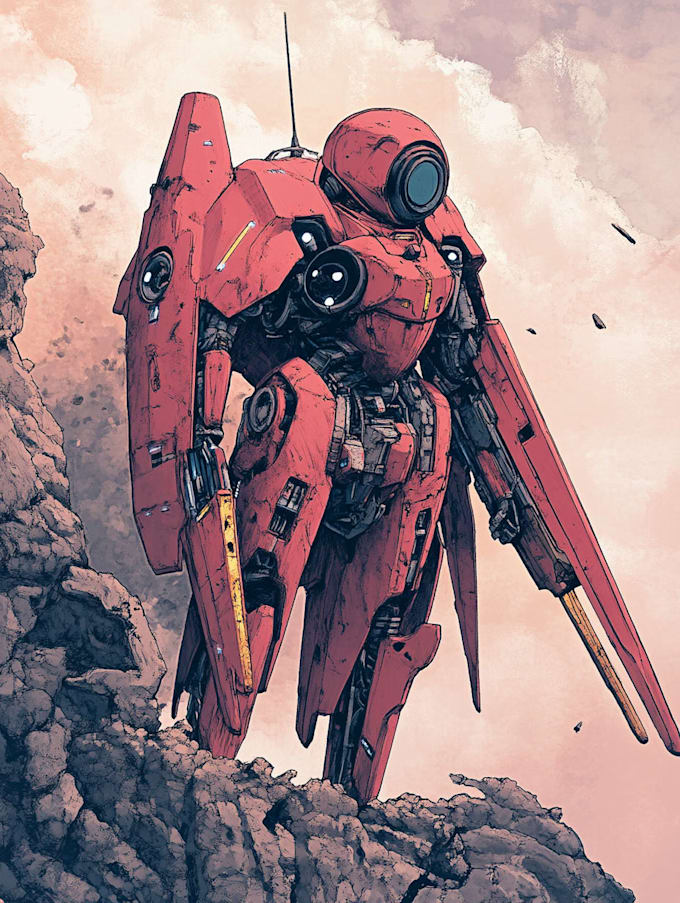 illustrate your mecha, robot and armored characters