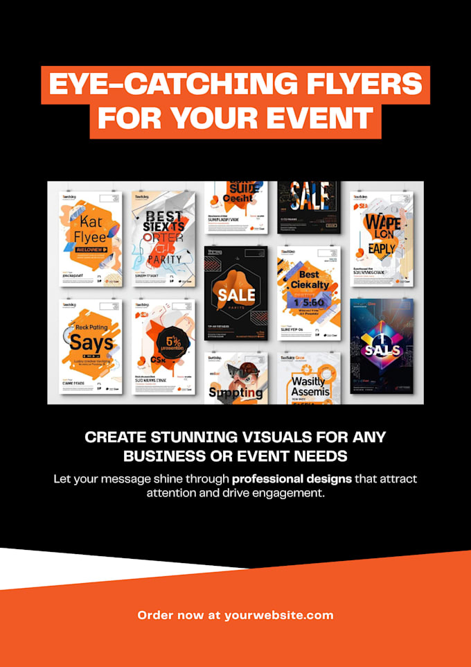 design a professional flyer or brochure for your business