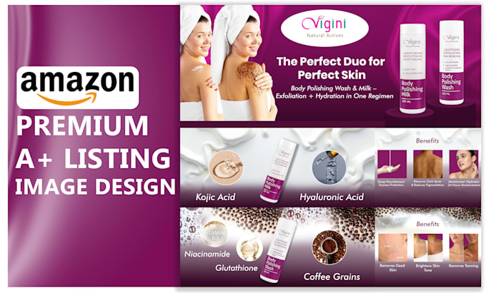 design ecommerce a plus listing images