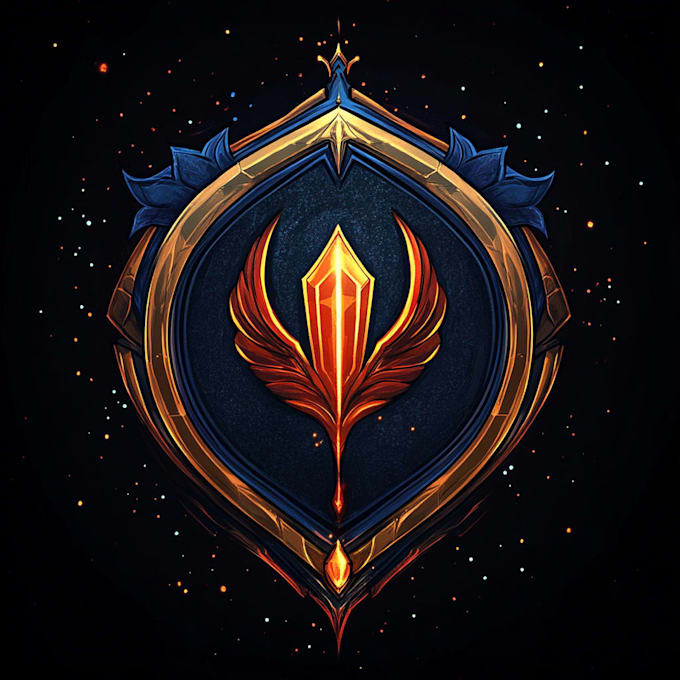 make a fantasy game logo and branding