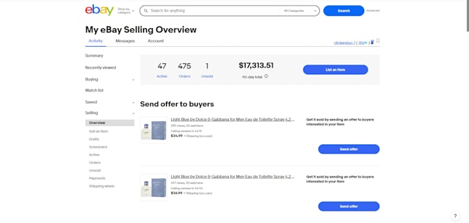 ebay dropshipping on profit share