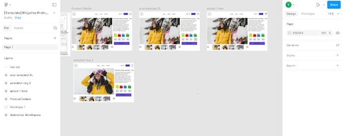 modern mobile and web uiux in figma