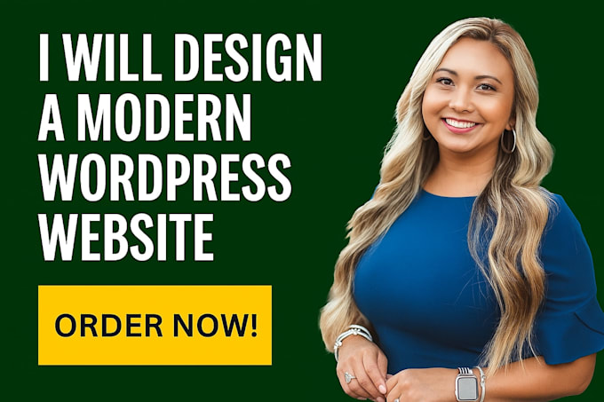 design a modern wordpress website for your business