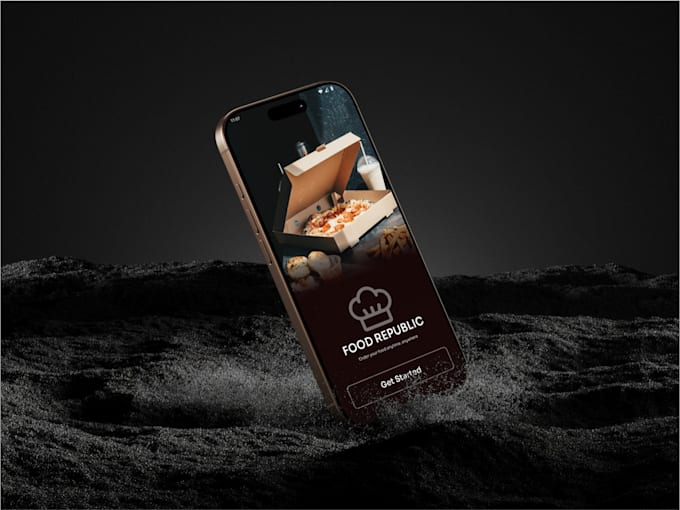 give a futuristic mobile design