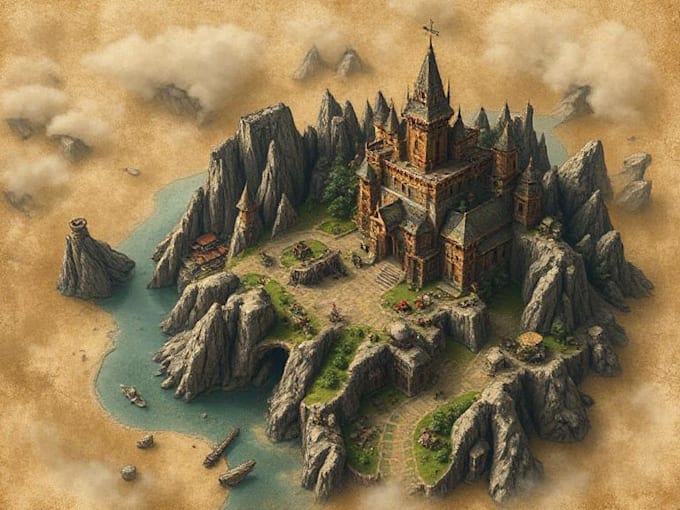 your fantasy map for rpg, novels and games