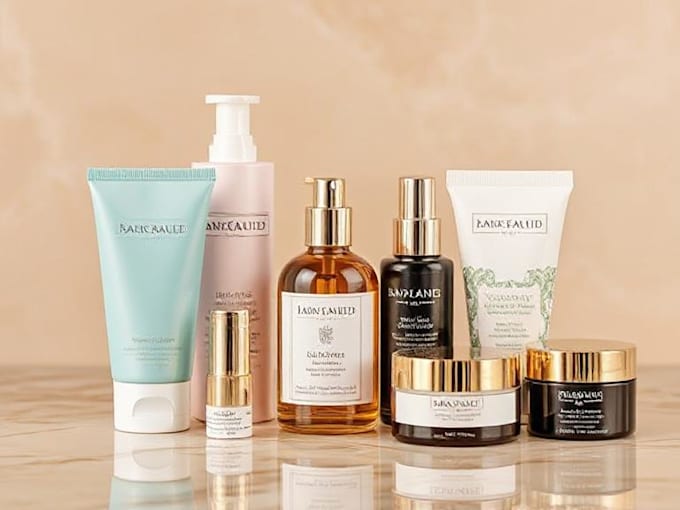 design cosmetic labels and luxury packaging