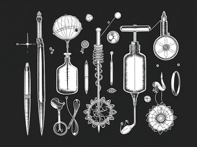 draw a scientific illustration