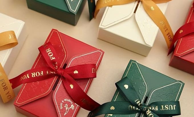 design holiday packaging  christmas gift box mailer box xmas tuck box