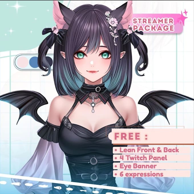 make vtuber model, vtuber, live2d, vtuber, live2d model