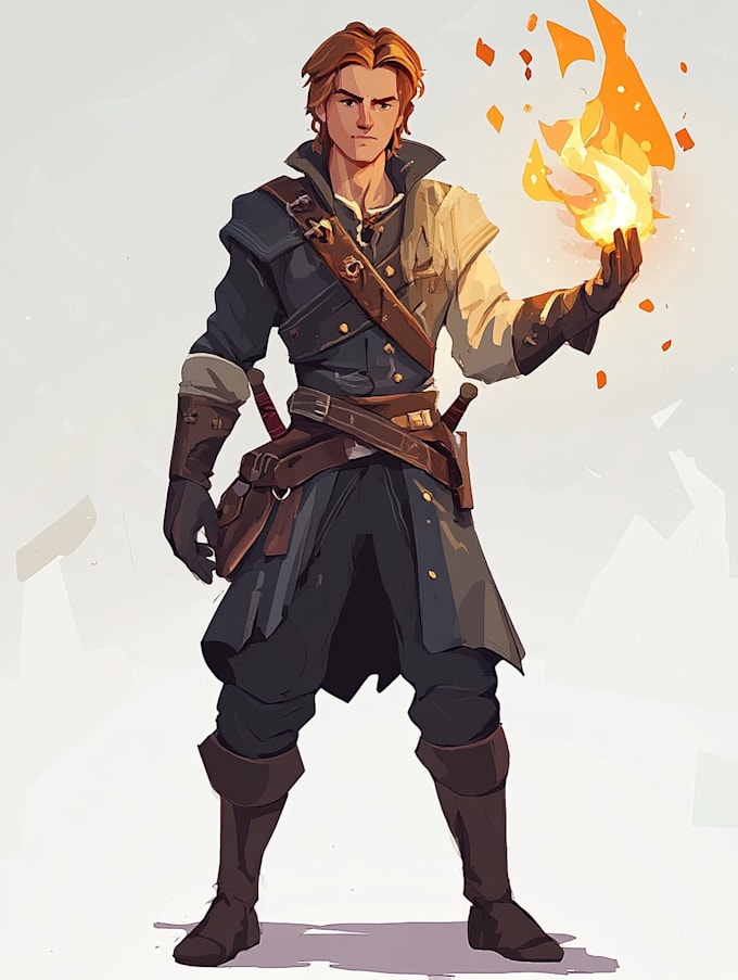 draw 2d game character or 2d game character