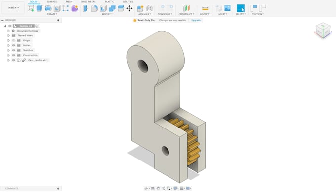 Create 3d models and 2d drawings of mechanical components by ...