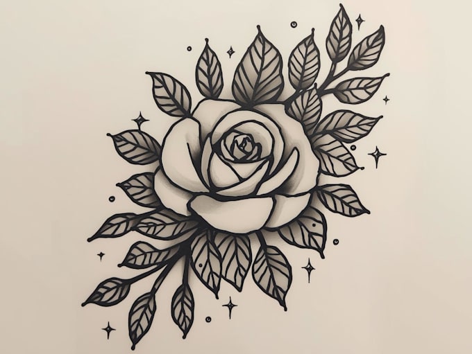 draw a beautiful tattoo design for you