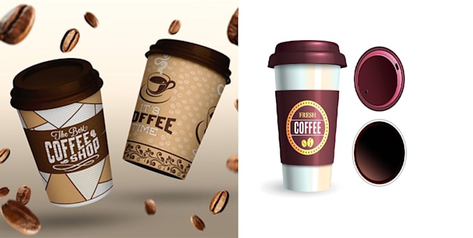 design coffee cup and paper cup for you