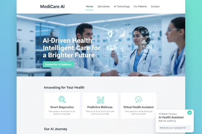 develop ai saas, ai website, ai chatbots and ai receptionist